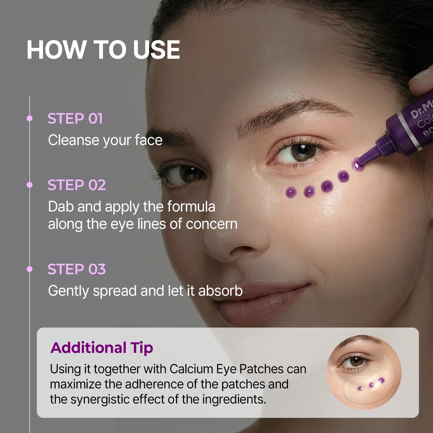 Calcium Lifting Eye Cream for Under Eye Hollows