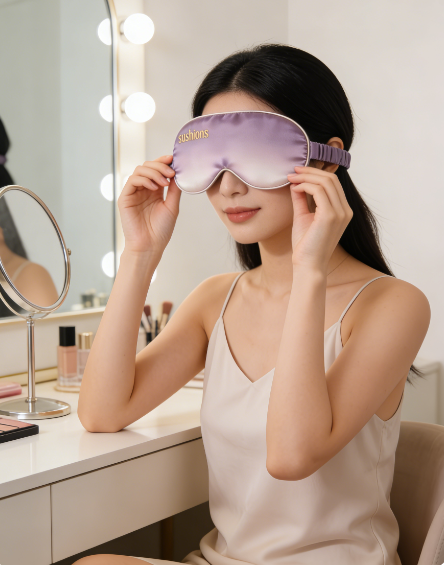 Lavender Gradient Satin Sleep Eye Mask