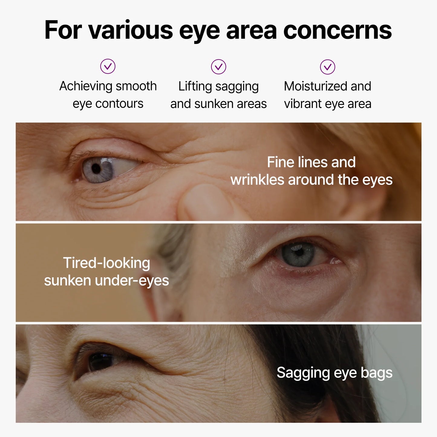 Calcium Lifting Eye Cream for Under Eye Hollows