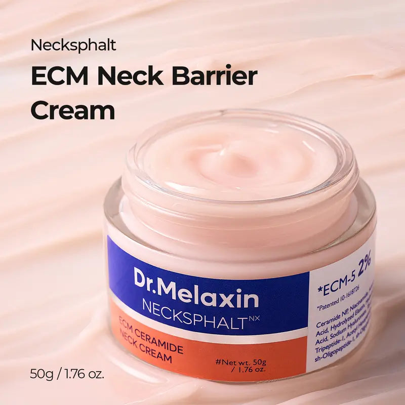 Necksphalt ECM Neck Cream 50ml：Anti-Aging Lift & Smooth Neck Wrinkles