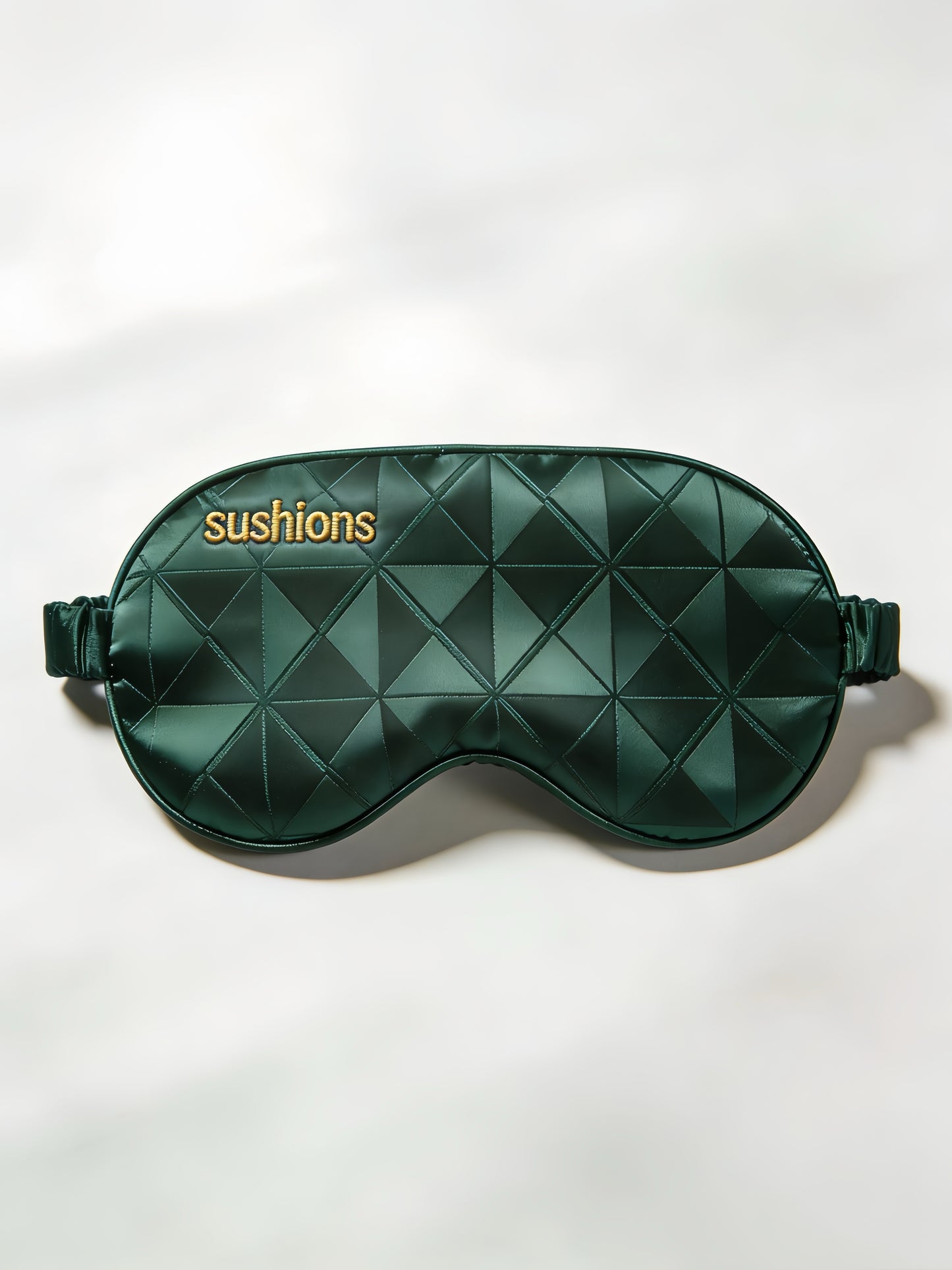 Sushions Emerald Art Deco Geometry Silk Eye Rest Mask (Creative Collection)