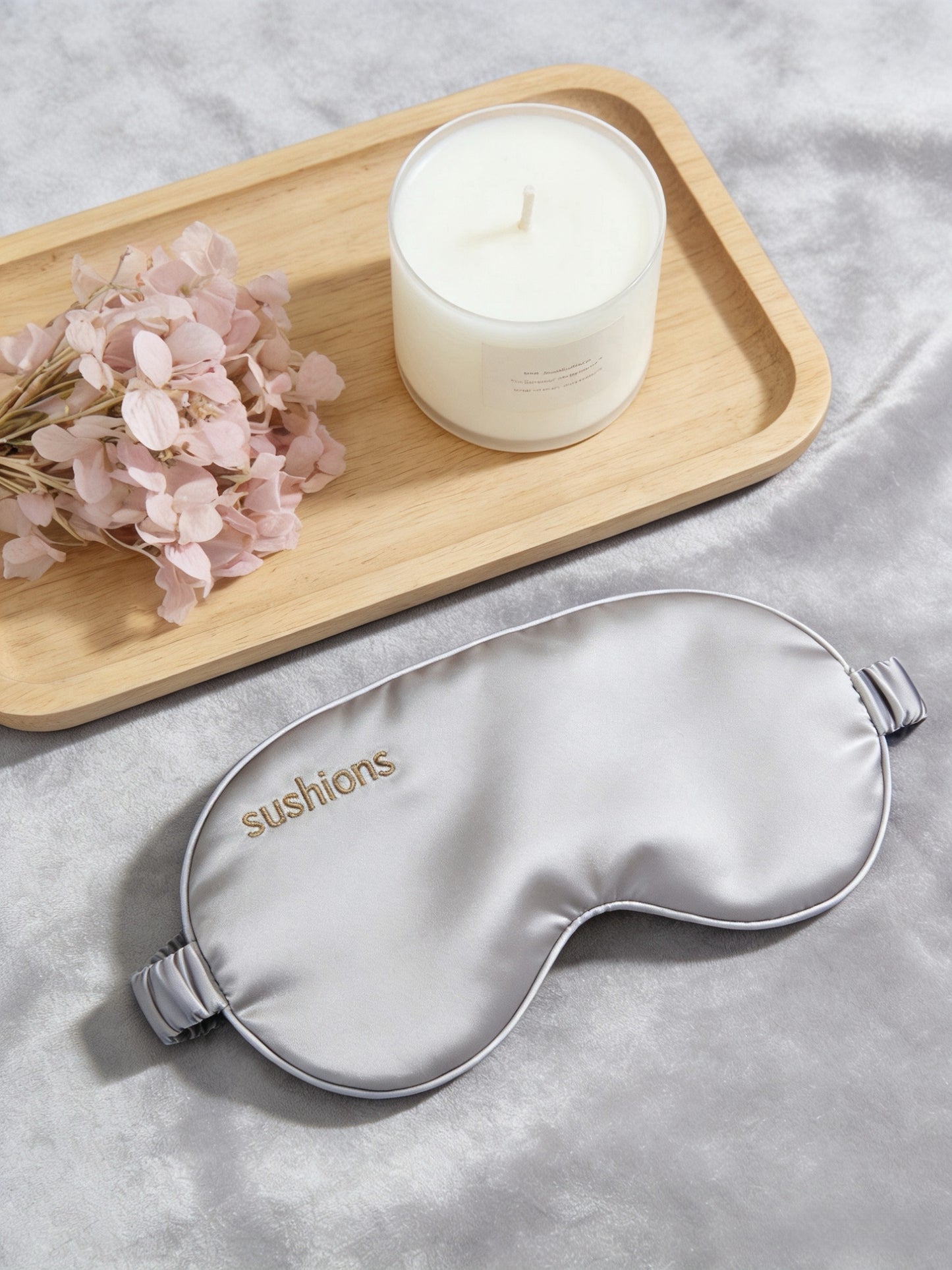 Sushions Silver Silk Eye Rest Mask (Creative Collection)