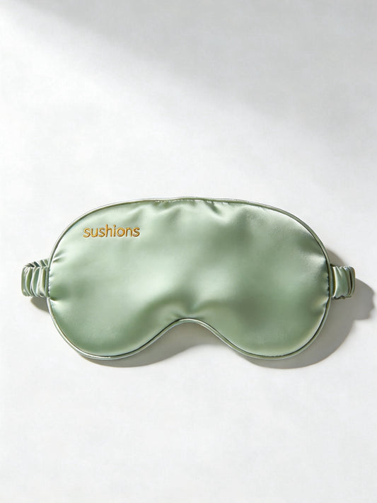 Sushions Sage Green Silk Eye Rest Mask (Creative Collection）