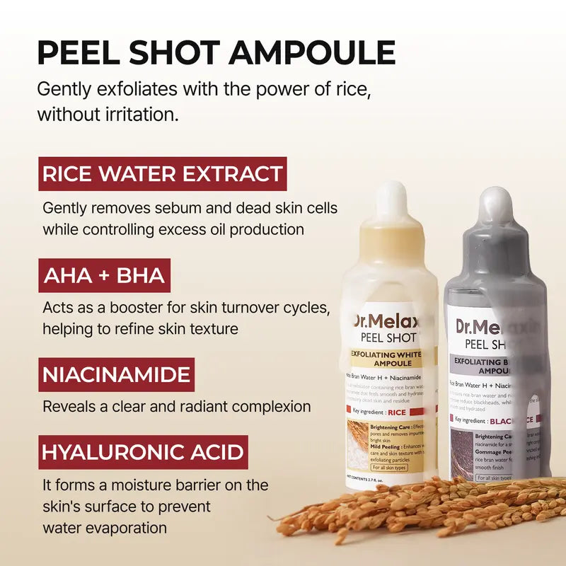Pore-Clearing Rice Ampoule Bundle