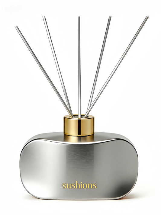 Sushions Brushed Steel & Silk Reed Diffuser