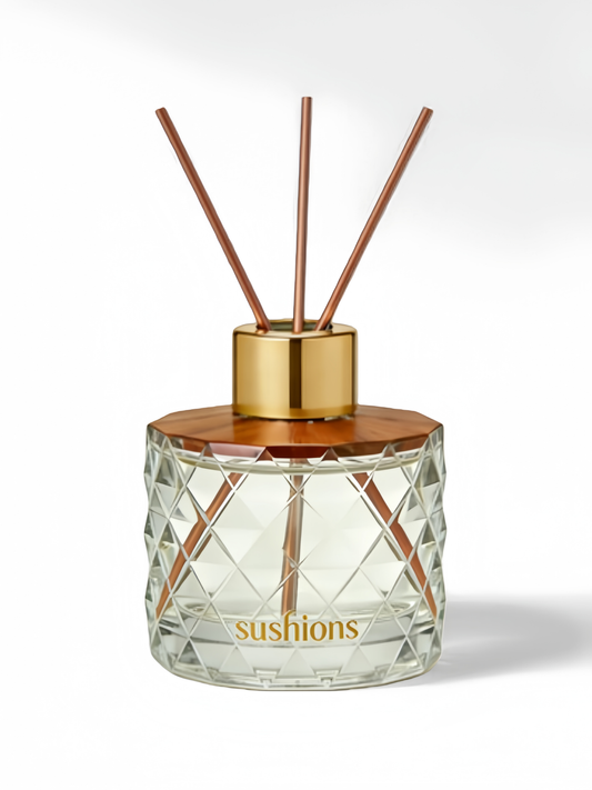 Sushions Crystal Cut Oud & Amber Reed Diffuser