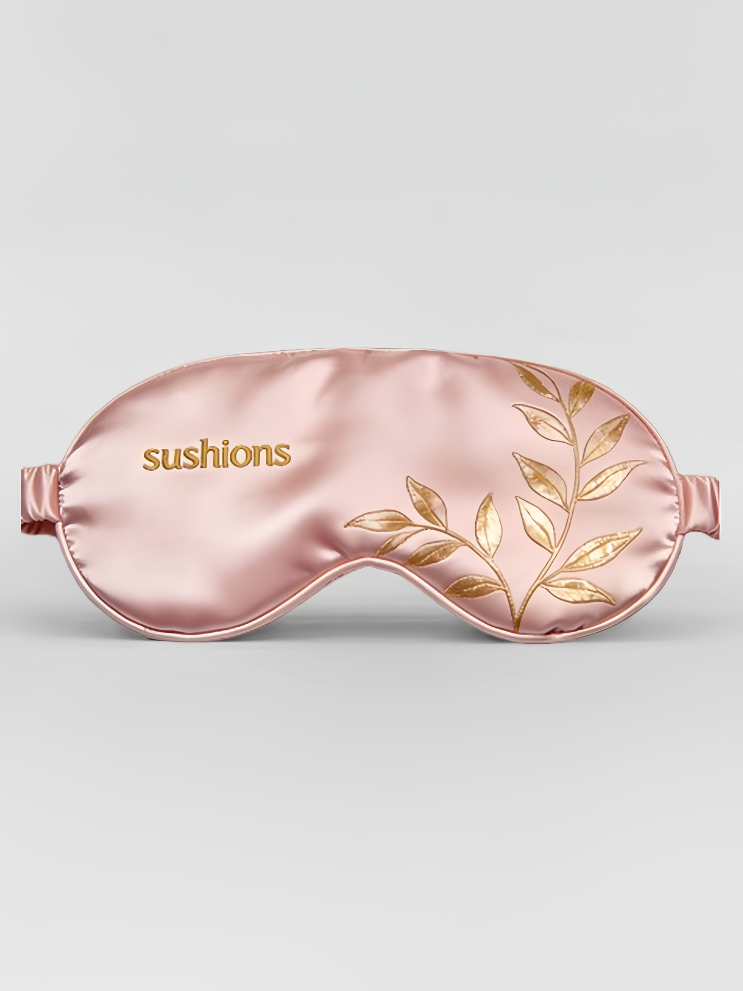 Gilded Leaf Satin Sleep Eye Mask