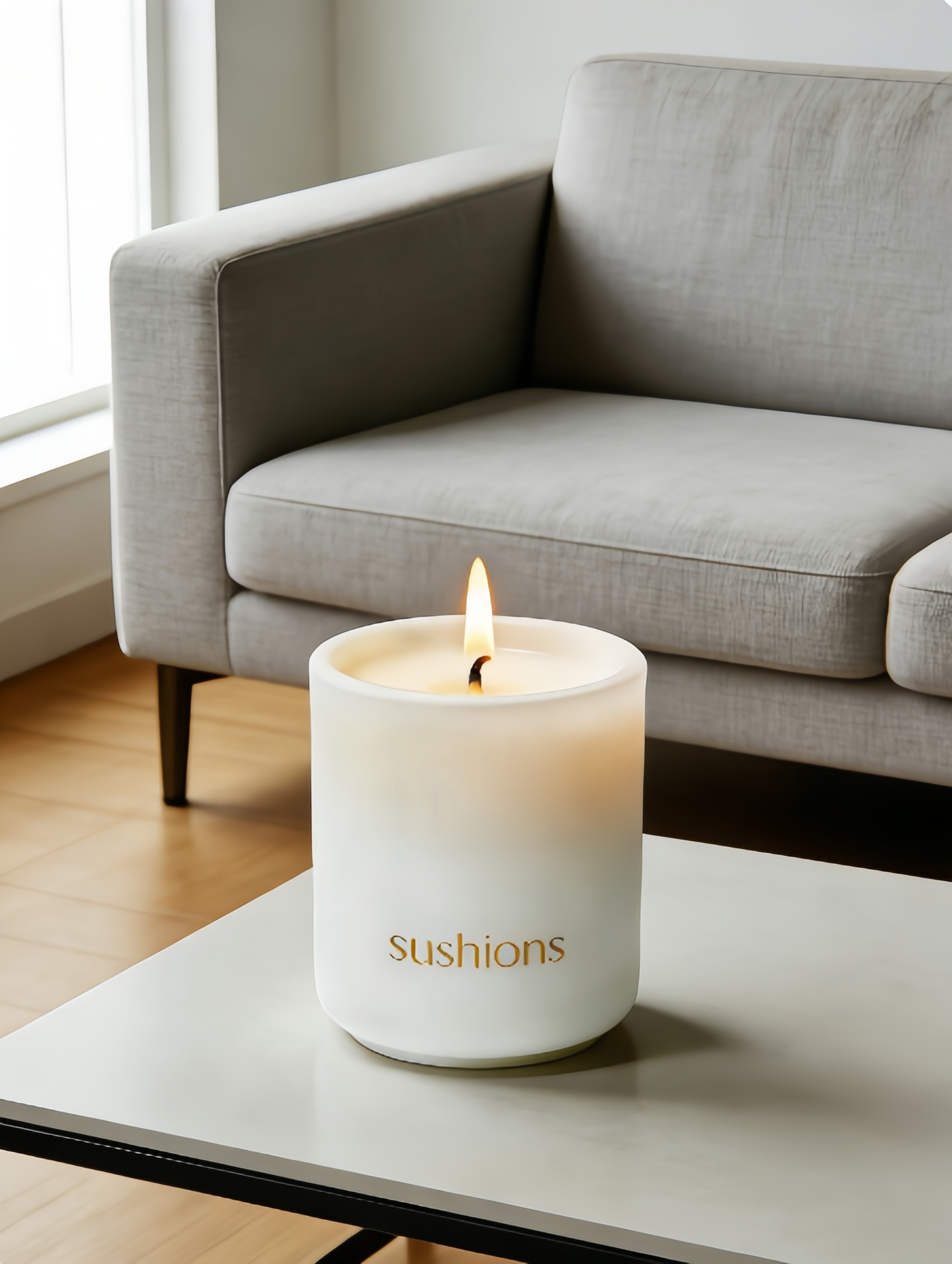 Velvet Sandalwood & Fig Leaf Ceramic Candle