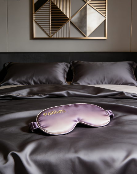 Lavender Gradient Satin Sleep Eye Mask